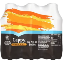 Cappy Orange Burst Flavoured Drink 6 x 200ml