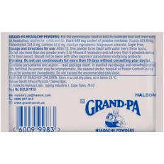 Grand-Pa Headache Powder