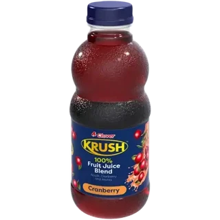Krush Cranberry 100% Fruit Juice Blend 500ml