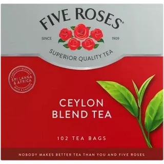 Five Roses Ceylon Blend Tagless Tea Bags 102 Pack