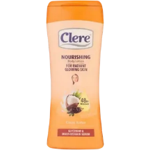 Clere Triple Glycerine Enriched Cocoa Butter Nourishing Body Lotion Bottle 400ml