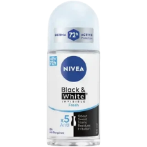 NIVEA Black & White Invisible Fresh Anti-Perspirant Roll-On 50ml