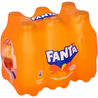 Fanta Orange Flavoured Sparkling Drink 6 x 300ml