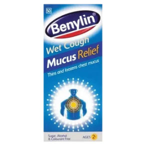 Benylin Wet Cough Mucus Relief Syrup 50ml