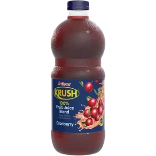 Krush Cranberry 100% Fruit Juice Blend 1.5L