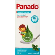 Panado Peppermint Flavour Paediatric Syrup 100ml