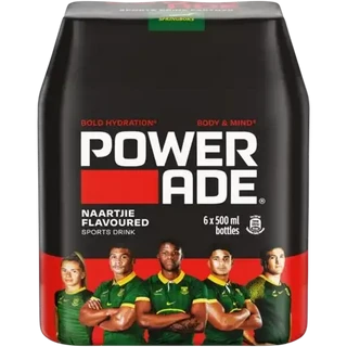Powerade Naartjie Flavoured Sports Drink 6 x 500ml