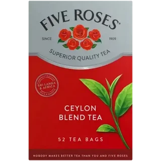 Five Roses Ceylon Blend Tea Bags 52 Pack