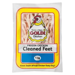 Goldi Chicken Frozen Cleaned Chicken Feet 1kg