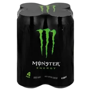 Monster Original Energy Drink Cans 4 x 500ml