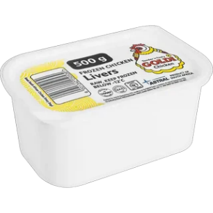 Goldi Chicken Frozen Chicken Livers 500g