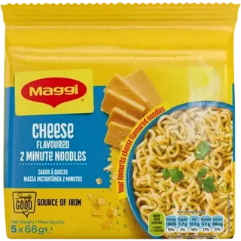 Maggi Cheese Flavoured 2-Minute Noodles 5 x 68g