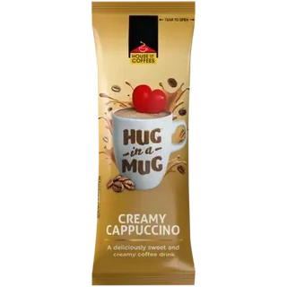 House of Coffees HUG in a MUG Brown Creamy Cappuccino 24g