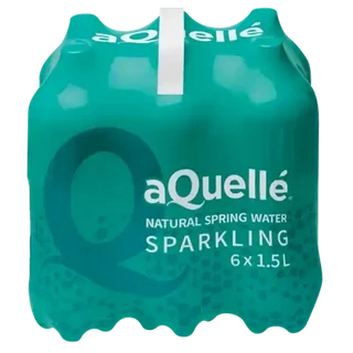 aQuellé Sparkling Natural Spring Water 6 x 1.5L