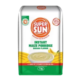Super Sun Banana Flavoured Instant Maize Porridge 1kg