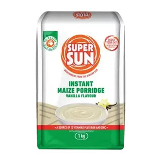 Super Sun Vanilla Flavoured Instant Maize Porridge 1kg