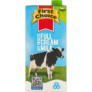 First Choice Full Cream Milk 1L