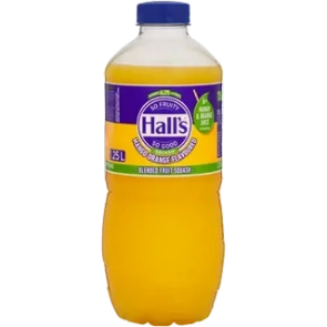 Hall's Mango Orange Flavoured Blended Fruit Squash 1.25L