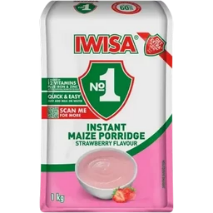 Iwisa No.1 Strawberry Flavoured Instant Breakfast Porridge 1kg