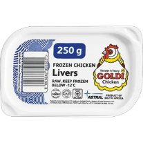 Goldi Chicken Frozen Chicken Livers 250g