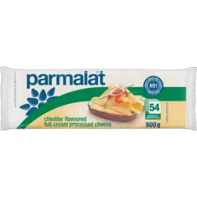 Parmalat Cheddar Flavoured Full Cream Processed Cheese 54 Pack