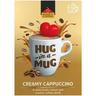 House of Coffees HUG in a MUG Creamy Cappuccino 8 x 24g