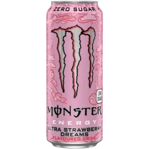 Monster Ultra Strawberry Dreams Flavoured Zero Sugar Energy Drink 500ml