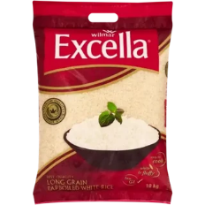 Excella Long Grain Parboiled White Rice 10kg