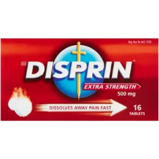 Disprin Extra Strength Pain Relief Tablets 16 Pack