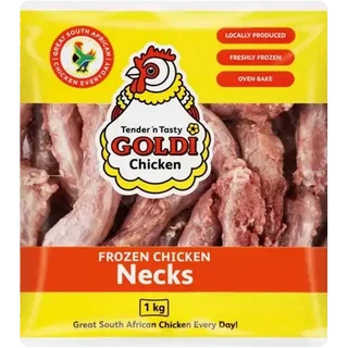 Goldi Chicken Frozen Chicken Necks 1kg