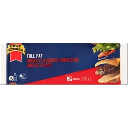 First Choice Gouda Flavoured Full Fat Processed Cheese Slices 54 Pack