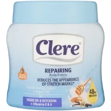 Clere Vanilla Honey Cream Luscious Body Cream Tub 500ml