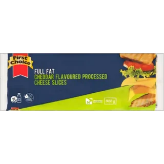 First Choice Cheddar Flavoured Full Fat Processed Cheese Slices 54 Pack