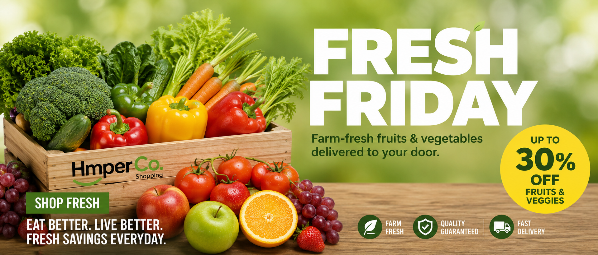 Fresh Friday: up to 30% off fruit and veg