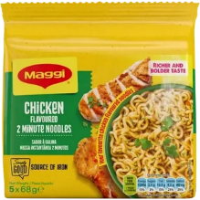 Maggi Chicken Flavoured 2 Minute Noodles 5 x 68g